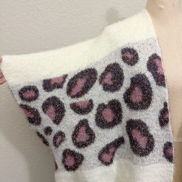 by ANTHROPOLOGIE Kenzie Cardigan Sweater Cream Shimmer Bolero NWT - Picture 8 of 13